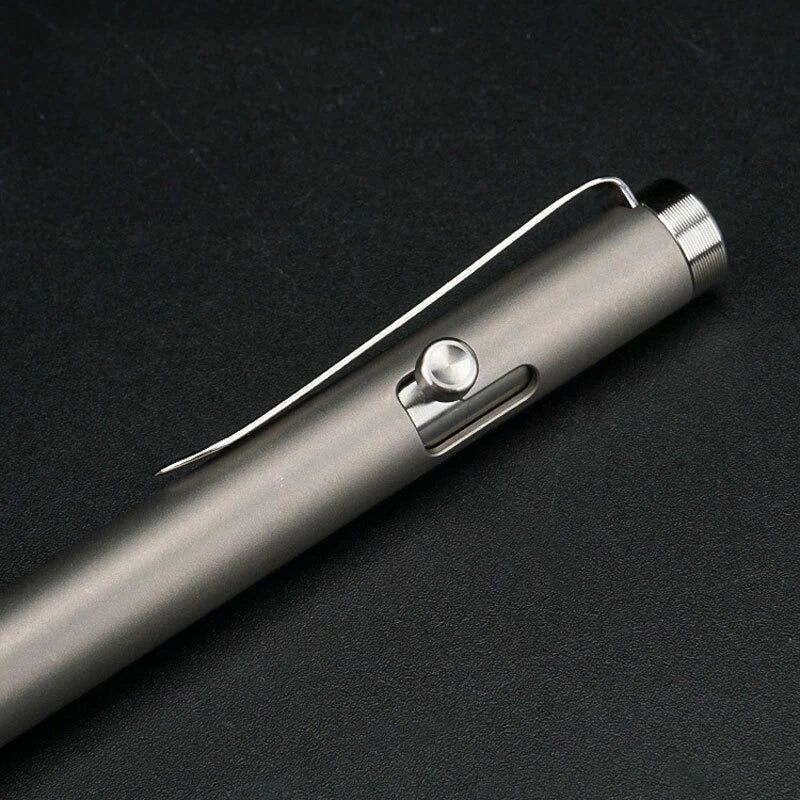 Titanium Alloy Bolt Action Pocket Ball Pen Signature Tactical EDC Pen G2 Refill 07FC0E-D4 - KOEEK