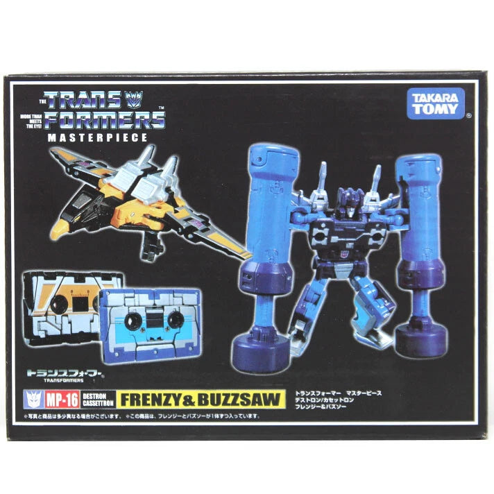 TAKARA TOMY Transformers Frenzy & Buzzsaw Masterpiec MP16 5" Robot Action Figure TOMY - KOEEK