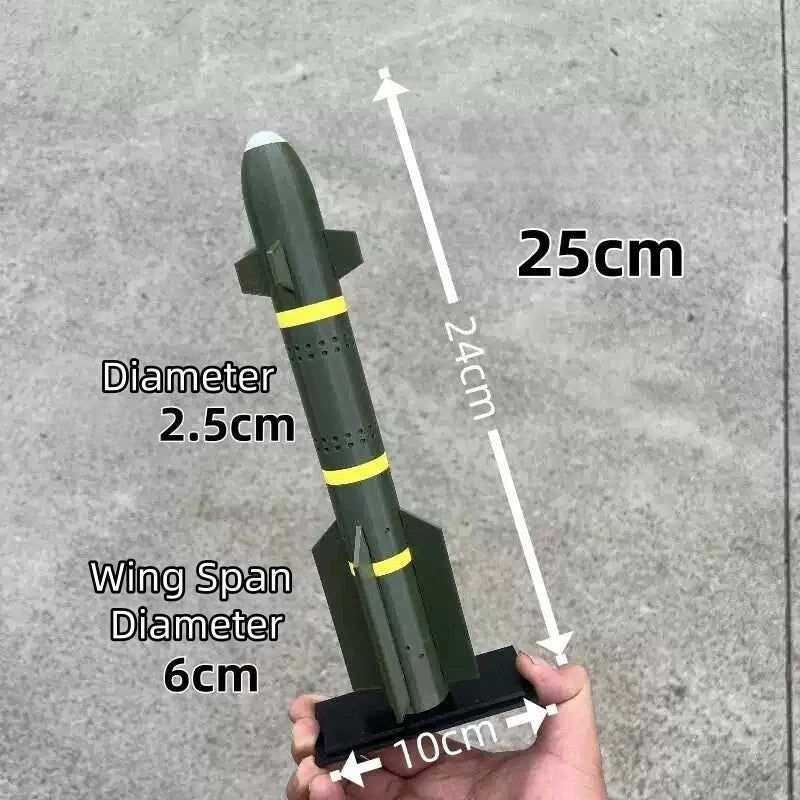 1:6 AGM-114 Air-to-Ground Missile Model / Sci-Fi Prop Replica Toy 07FC0E-D4 - KOEEK