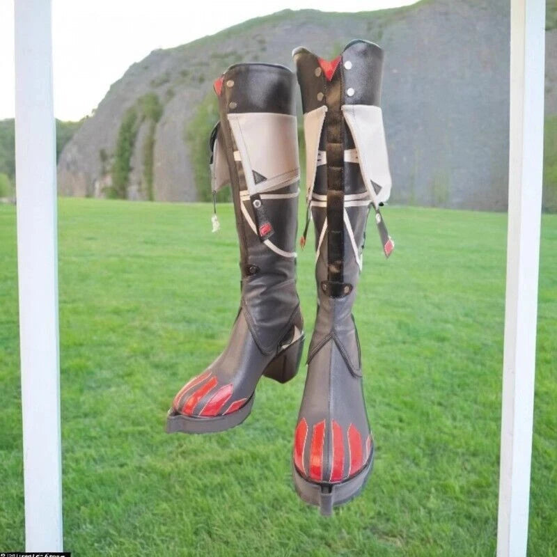 Zenless Zone Zero Anime Jane Doe Women Cosplay Boot Shoes Prop Gift Halloween 07FC0E-D4 - KOEEK