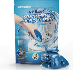 new 26 Packs RV Toilet Treatments, Holding Tank 1.06 Ounce (Pack of 26) 07FC0E-D4 - KOEEK