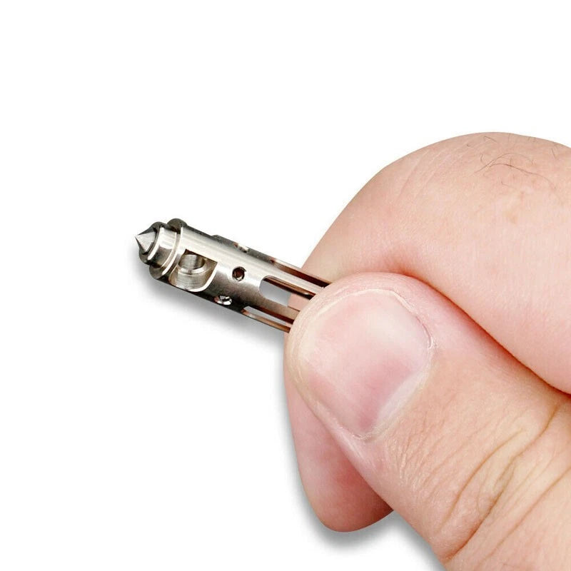 EDC Mini Titanium Alloy keychain Ball Point Pen Signature Pen Outdoor Travel 07FC0E-D4 - KOEEK