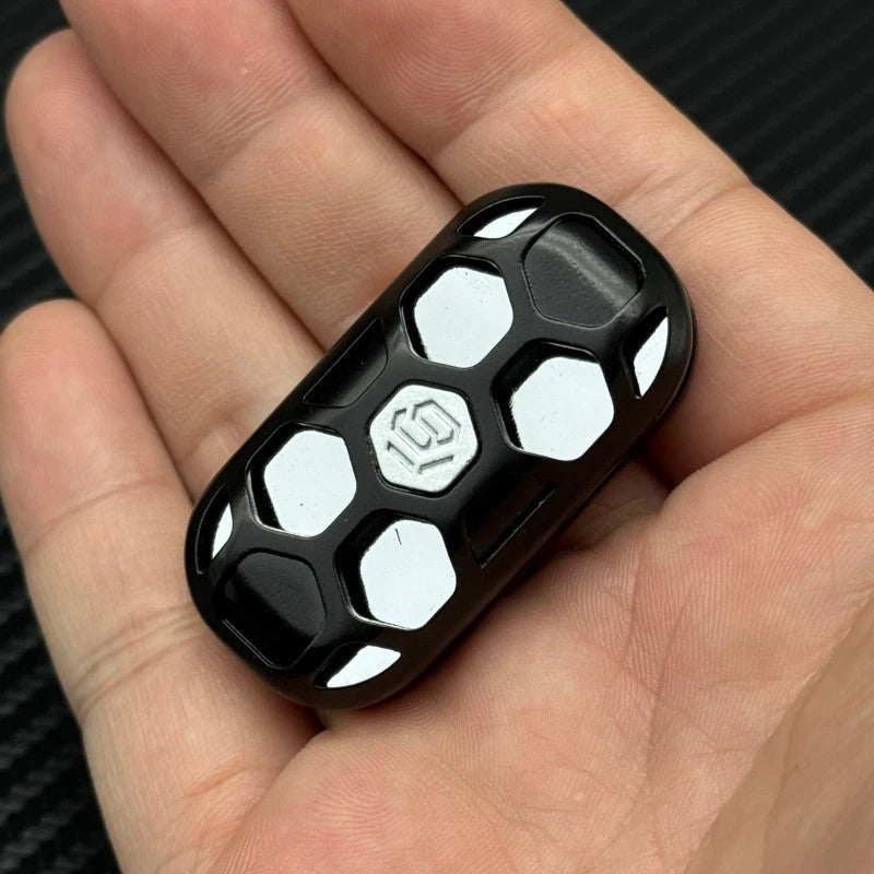 EDC Fidget Toy Novel Mechanical Egg 2.0 Stylish Hollow Metal Push Fidget Slider 07FC0E-D4 - KOEEK
