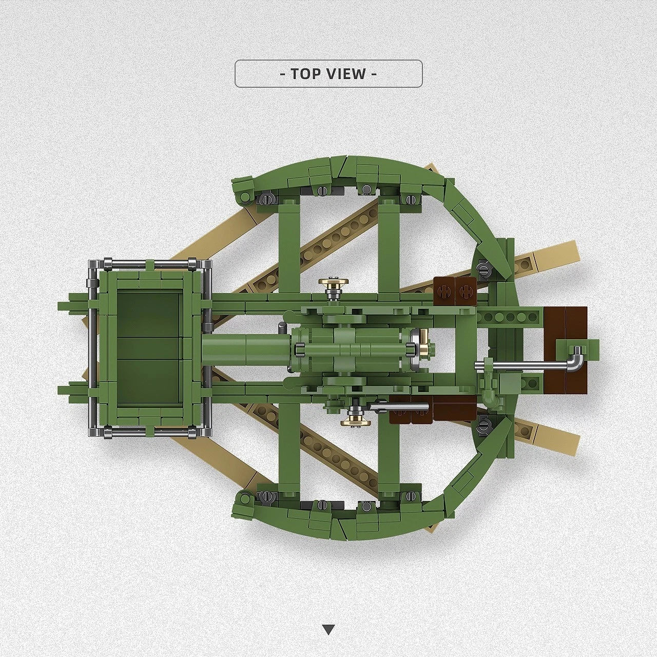 1:35 WWI British BL 9.2 Inch Howitzer Model Kit Military Artillery Toy Gift Boy 07FC0E-D4 - KOEEK