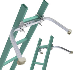 Ladder stabilizer with non-slip rubber backing pads to secure wall ladder hooks. 07FC0E-D4 - KOEEK