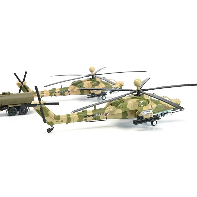 1:72 Mi-28NM Pre-Painted Super Night Hunter Attack Helicopter Model Kit 07FC0E-D4 - KOEEK