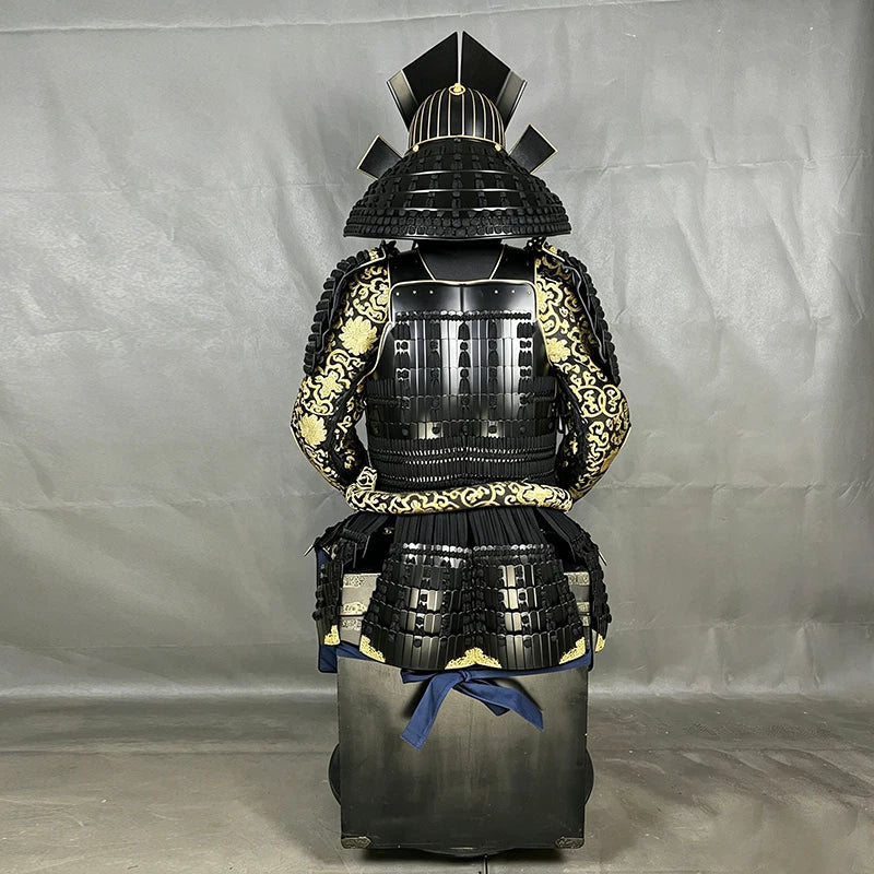 Japanese Tōsei Gusoku Samurai Armor Wearable Black Iron Armour Props Collection 07FC0E-D4 - KOEEK