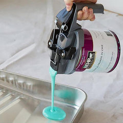new Paint Mixing Mate Lid, Gallon Size, Can lid with Pour Spout, 1, 4L 07FC0E-D4 - KOEEK