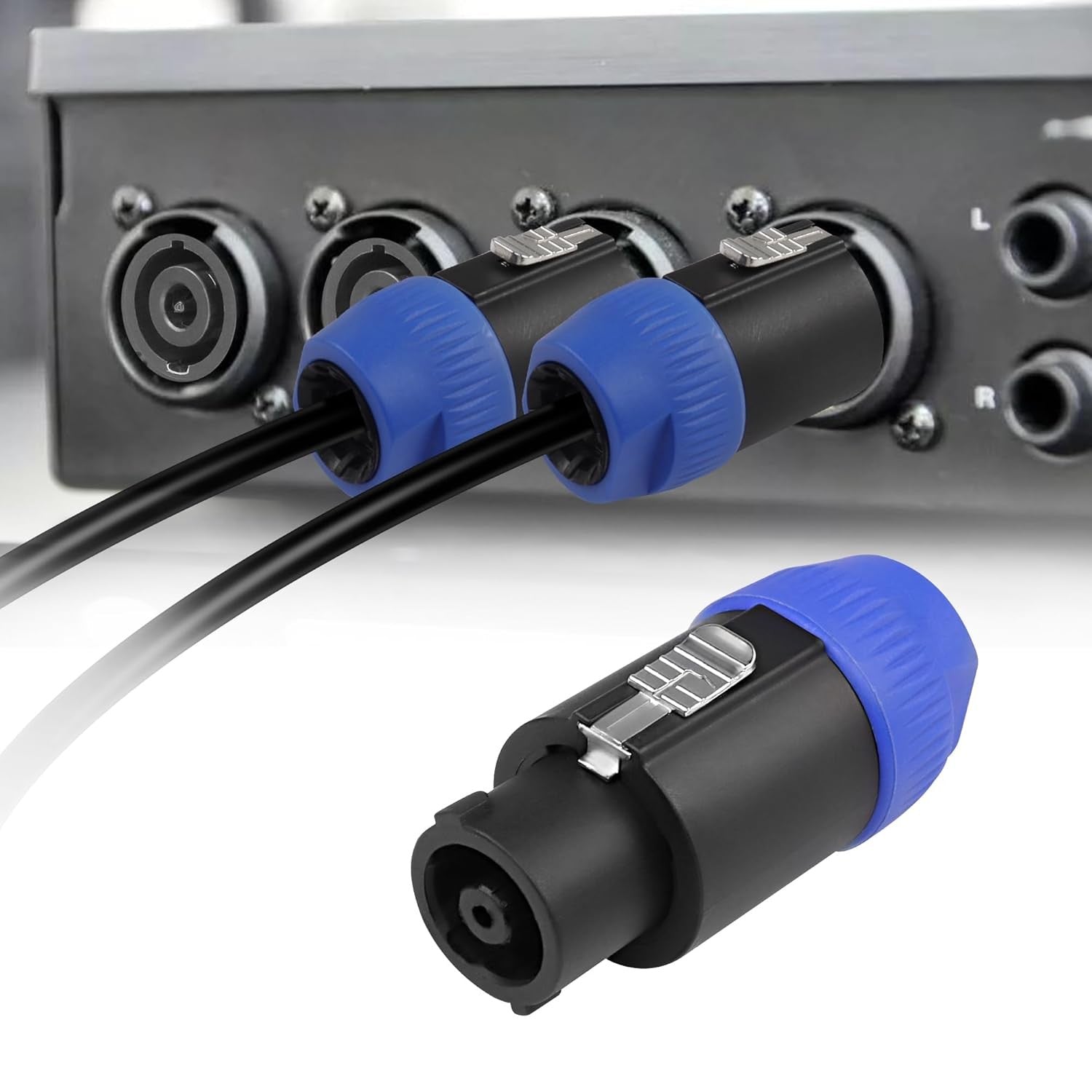 new MEIRIYFA 8 Pole Speakon Connector Plug,NL4 Speak-On 8 Pin Male Audio Speaker... MEIRIYFA - KOEEK