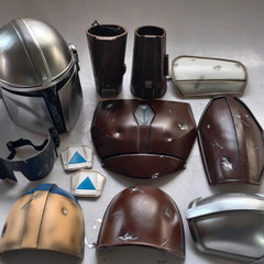 The Mandalorian Din Djarin FRP Arm Thigh Armor Breastplate Cosplay Helmet Props 07FC0E-D4 - KOEEK