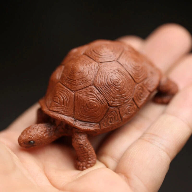 Purple Clay Tea Accessories Turtle Tea Pet Home Decor 07FC0E-D4 - KOEEK