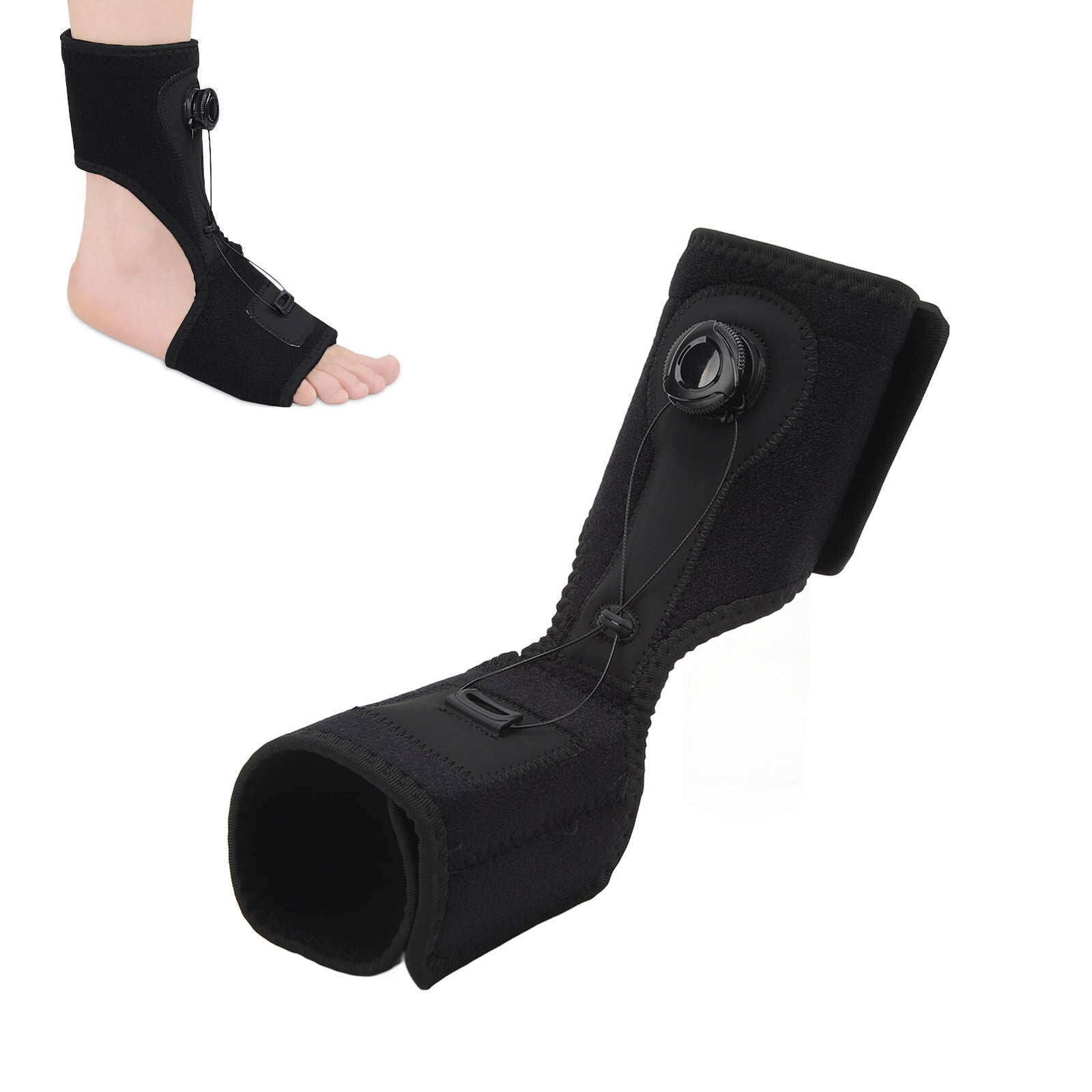 new Plantar Fasciitis Night Splint Adjustable Rotating Knob Sleep Support HGF koeek - KOEEK