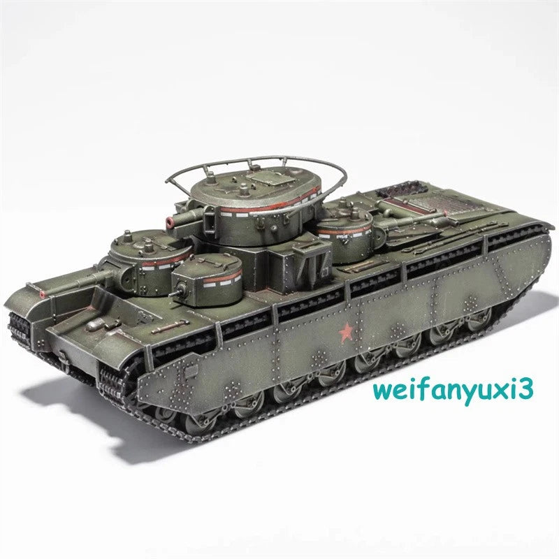 AM 1/72 Soviet T-35A Multi-Turret Heavy Tank with Opening Hatches Finished Model AM - KOEEK
