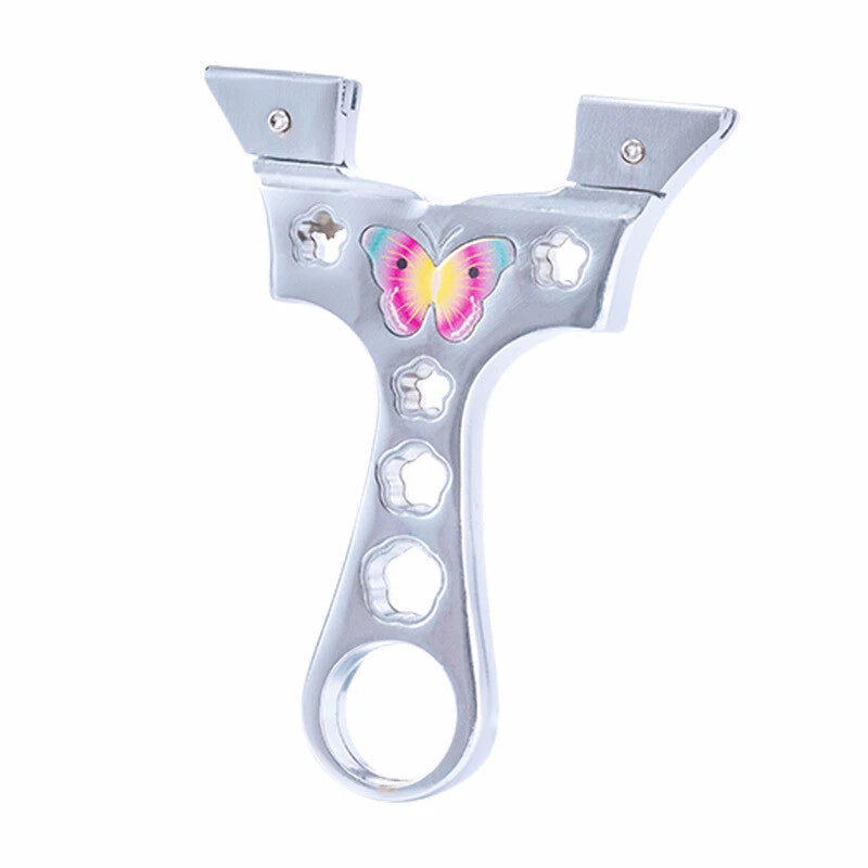 Butterfly Slingshot Slingbow Hunting Catapult Flat Rubber Band Archery Shooting 07FC0E-D4 - KOEEK