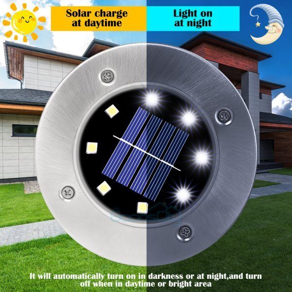 nye Luces LED Solares de Patio Lampara Solares Patios Luz Solar til Jardin Césped