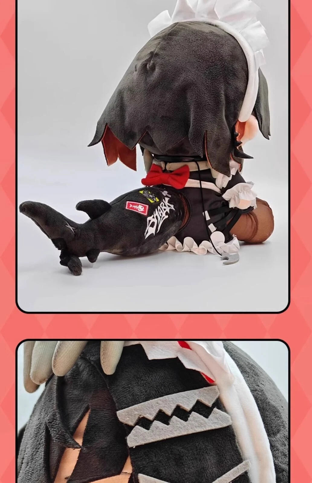Game ‌Zenless Zone Zero Ellen Joe Sakura Shark Ver Plush Doll 30cm Stuffed Toy 07FC0E-D4 - KOEEK