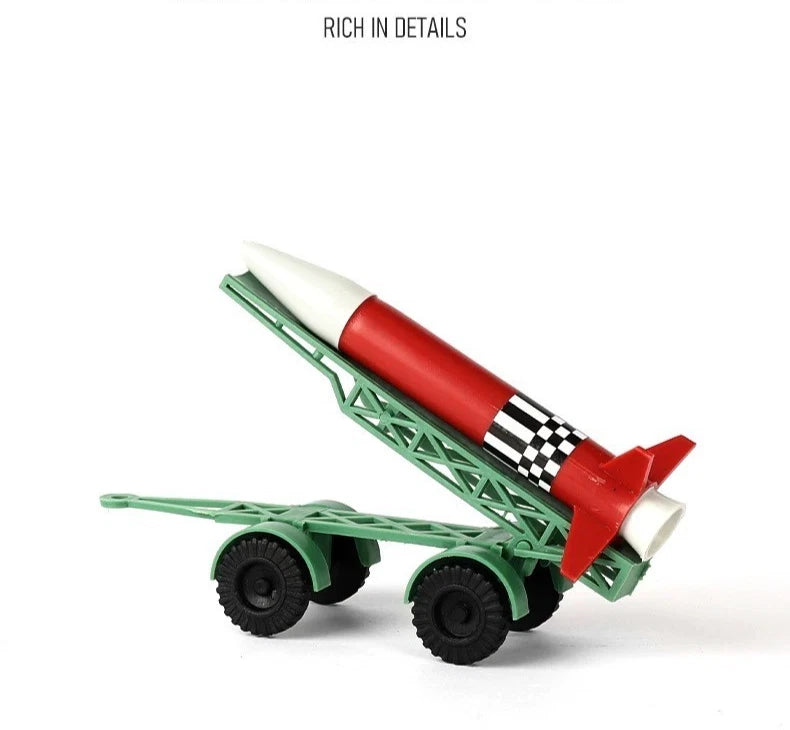JEU 10Pcs Military Missile Rocket Transport Truck Set, Diecast Toy Gift for Boy JEU - KOEEK