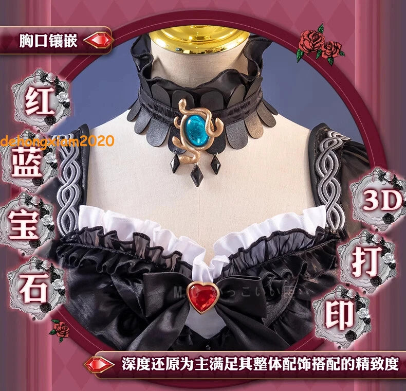 Identity V Priestess Cosplay Costume Fiona Gilman Women Maid Dress  Halloween 07FC0E-D4 - KOEEK