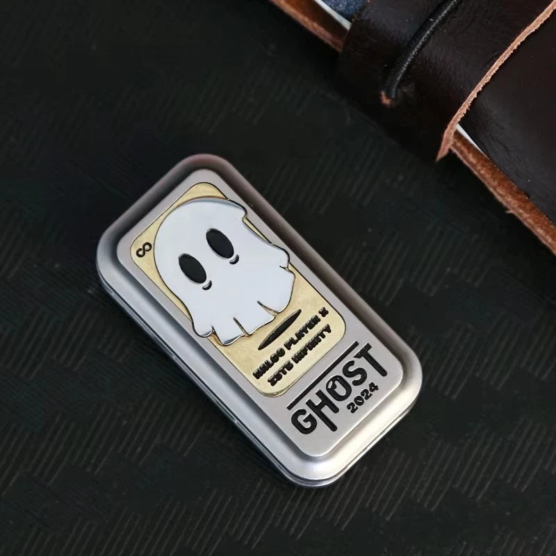 Ghost Fidget Slider Tuning Fork Slider Metal EDC Fidget ADHD Anti-anxiety Toys 07FC0E-D4 - KOEEK