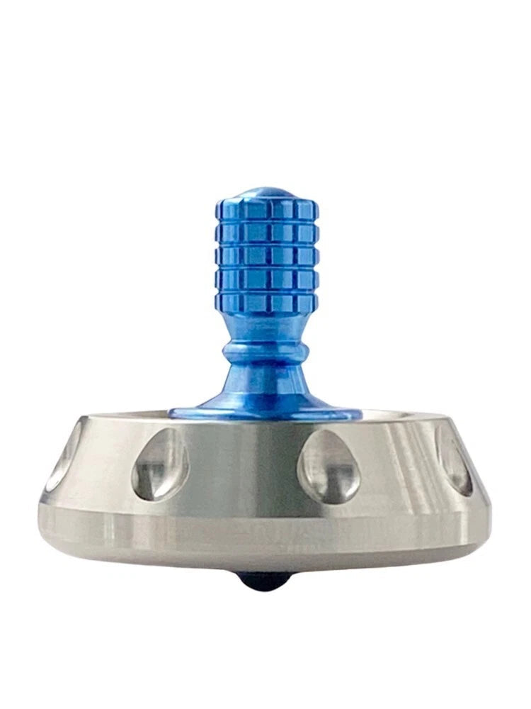 Titanium Stainless Steel Spinning Top Finger Spinner Ceramic Bead Fidget EDC Toy 07FC0E-D4 - KOEEK