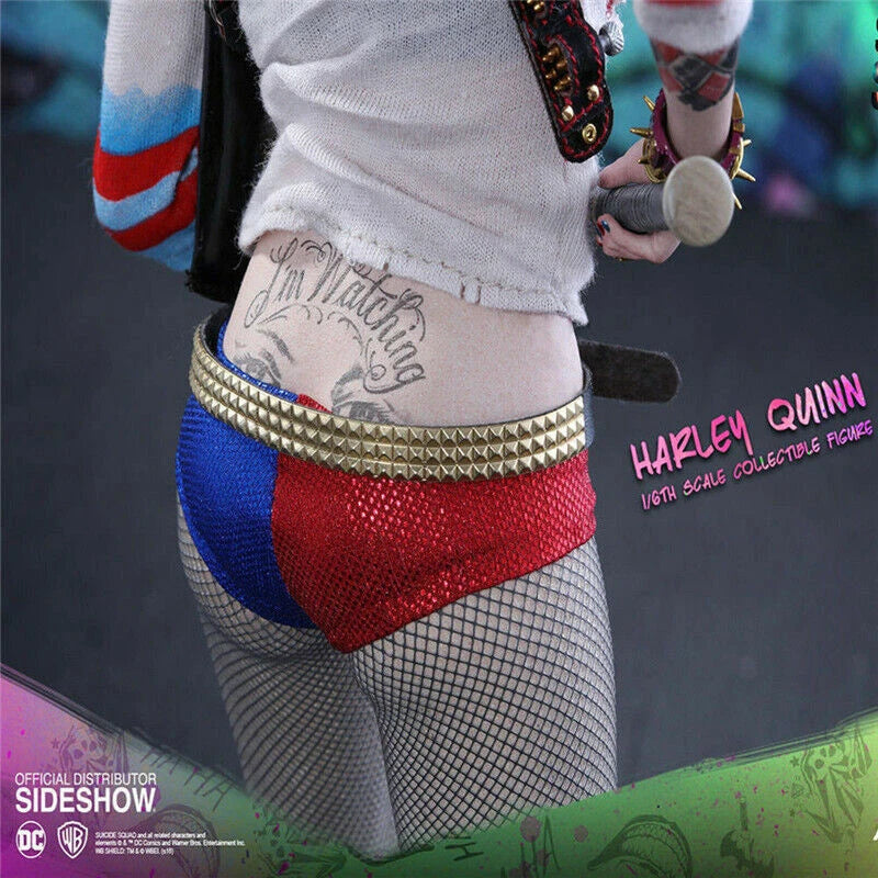 Suicide Squad Harley Quinn 1/6 Scale Figure Real Clothes PVC Statue Model 07FC0E-D4 - KOEEK