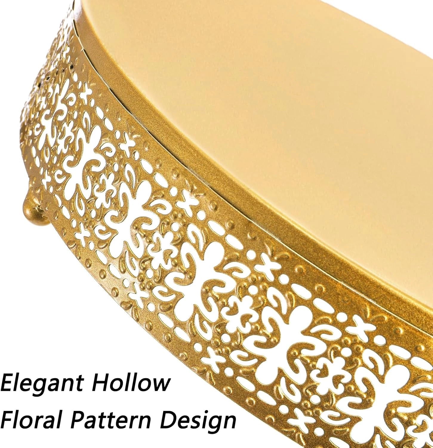 3 Pack Metal Gold Cake Stand, 12/10/8 Inch Round Cake Stands for Dessert Table 07FC0E-D4 - KOEEK