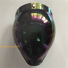 Japan Full Face Rider Motorcycle Helmet Retro Small Motorbike Helmet W/Goggles 07FC0E-D4 - KOEEK