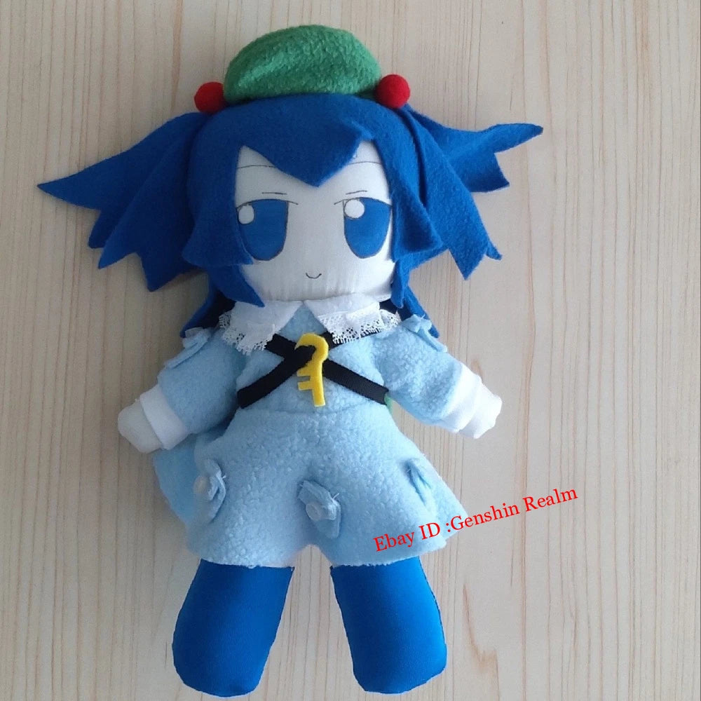 Anime Touhou Project Fumo Series Kawashiro Nitori Stand Plush Doll Toy Gift 07FC0E-D4 - KOEEK