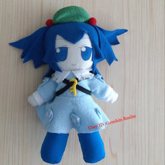 Anime Touhou Project Fumo Series Kawashiro Nitori Stand Plush Doll Toy Gift 07FC0E-D4 - KOEEK