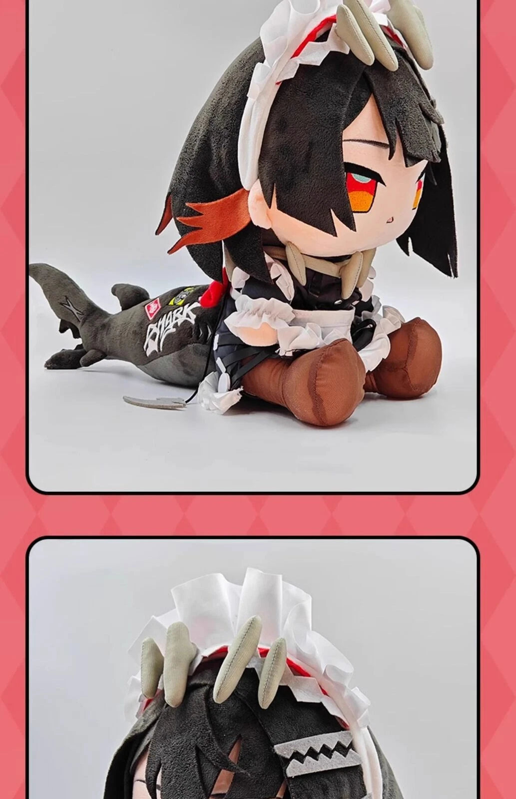 Game ‌Zenless Zone Zero Ellen Joe Sakura Shark Ver Plush Doll 30cm Stuffed Toy 07FC0E-D4 - KOEEK