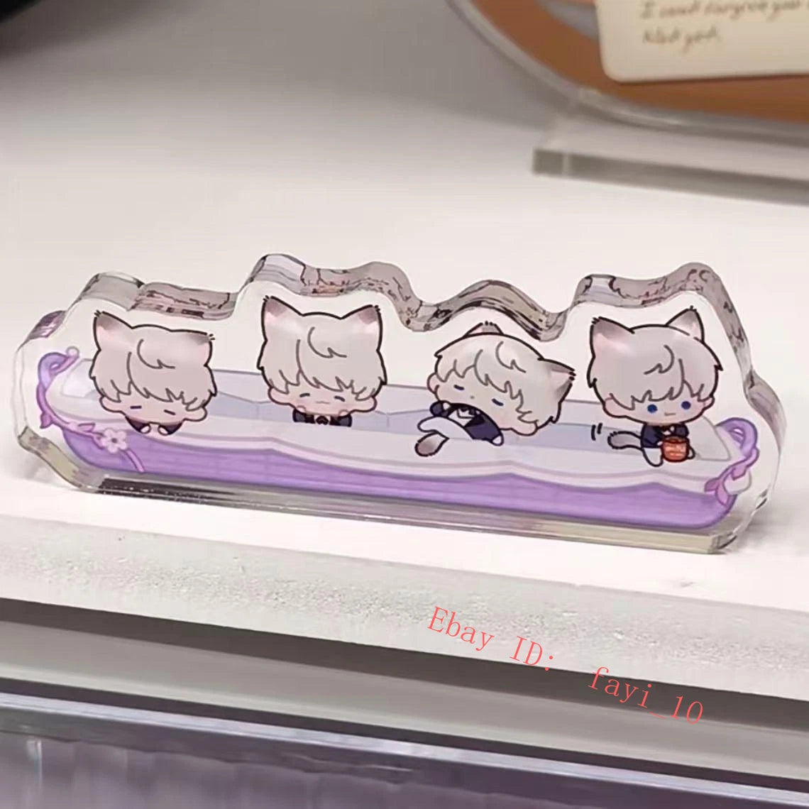 Love and Deepspace Cat Meow Q Ver Acrylic Stand Figure Decor Model Acrylic Tile 07FC0E-D4 - KOEEK