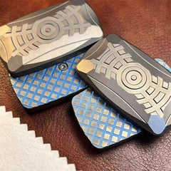 Modern Titanium Alloy EDC Fidget Toy Mechanical Push Fidget Slider Stress Relief 07FC0E-D4 - KOEEK