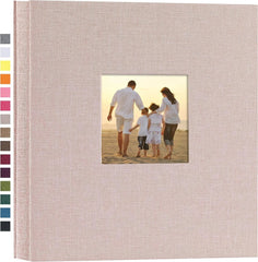 Linen Hardcover Photo Album 4x6 Inches 1000 Photos Large Capacity 07FC0E-D4 - KOEEK
