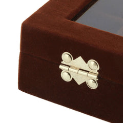 Velvet Jewelry Tray Earrings Ring Storage Box Display Box jewelry organizer box 07FC0E-D4 - KOEEK