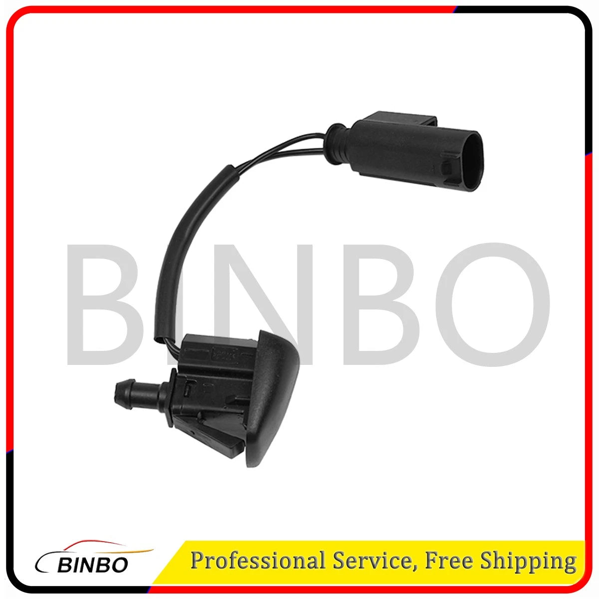 2PCS Windshield Wiper Nozzle Spray Jet For BMW 5 Series E60 525i 61667046060 07FC0E-D4 - KOEEK
