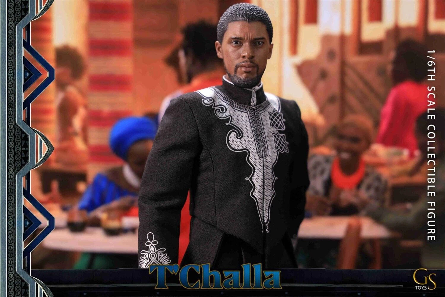 1/6 T'Challa Black Panther Wakanda King Action Figure 12inches Box Suit Doll 07FC0E-D4 - KOEEK