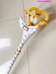 Sailor Moon Tsukino Usagi Cosplay Canes Wand Magic Staff Prop 160cm Roleplay Toy 07FC0E-D4 - KOEEK