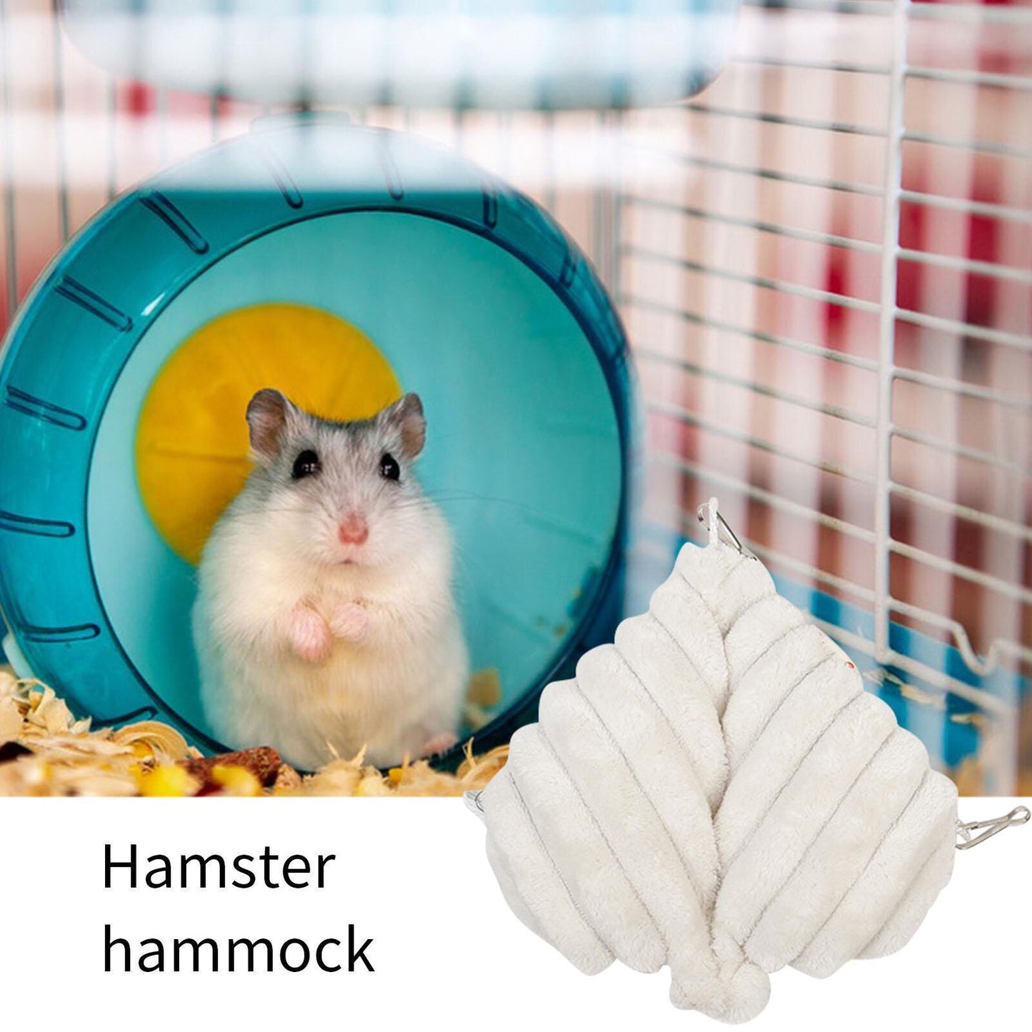 ny Hængekøje til kæledyr Hamster Ilder Egern Rotte Bur Varme Hus Senge Legetøj