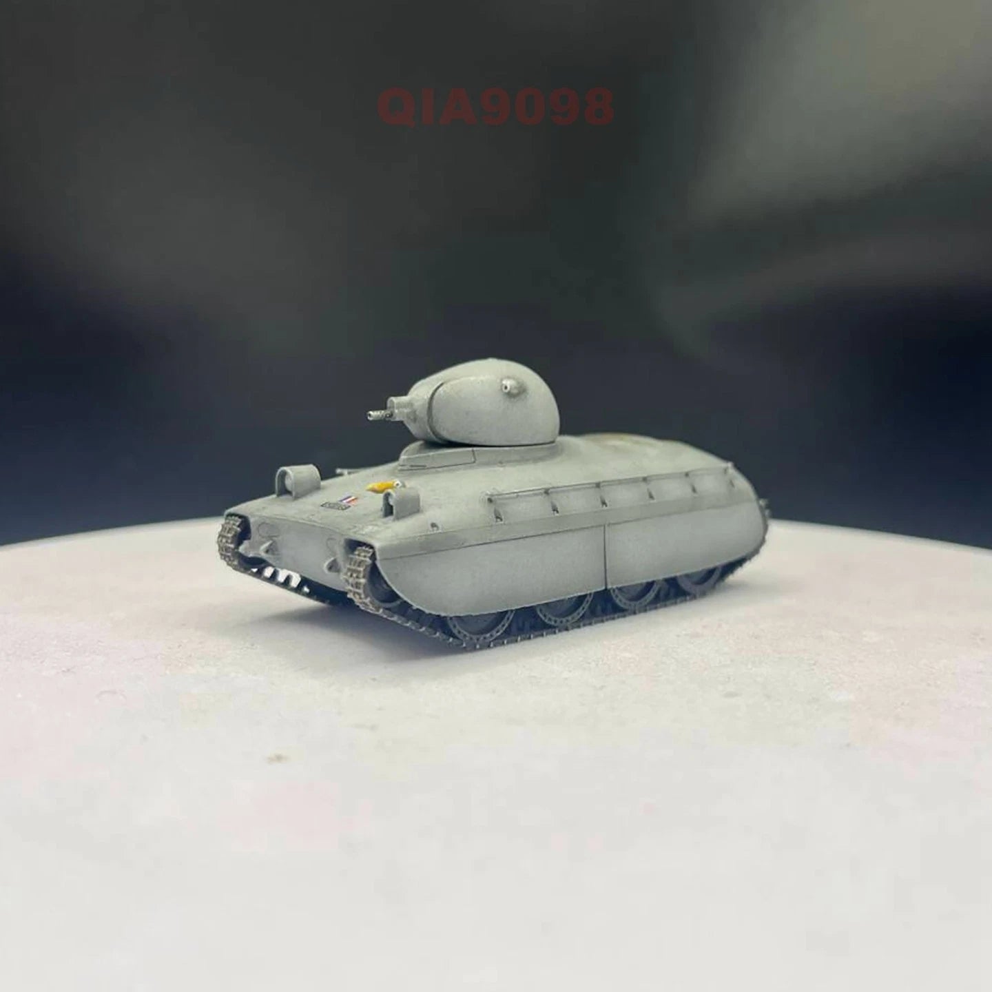1:72 Scale French AMX40 Cavalry Tank 3 Replaceable Turrets Gray Resin Model 07FC0E-D4 - KOEEK