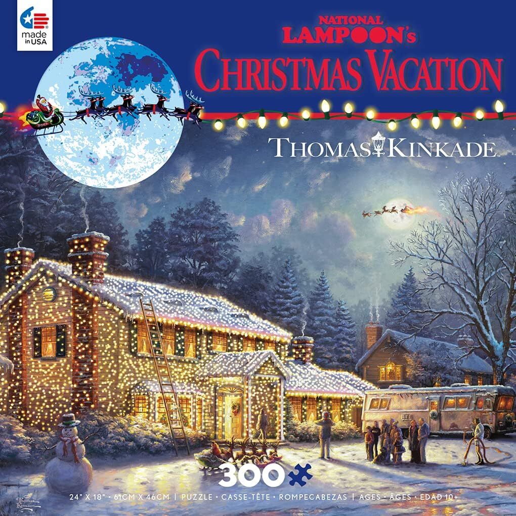 new Ceaco - Thomas Kinkade - Holiday Movies - National Lampoons Xmas Vacation -... CEACO - KOEEK