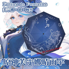 Anime  Furina Automatic Folding Umbrella Sun & Rain Umbrella 07FC0E-D4 - KOEEK
