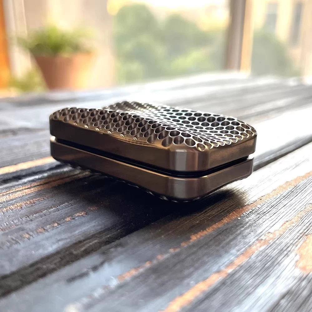 Coral Titanium Zirconium Unlimited Push Mechanical Haptic Slider Fidget Slider 07FC0E-D4 - KOEEK