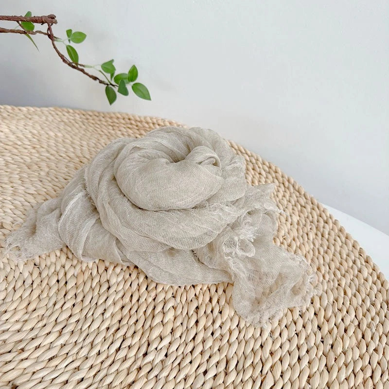 Womens wool blend Tassel Autumn Winter White Scarf Could Like Soft Shawl Scarves 07FC0E-D4 - KOEEK