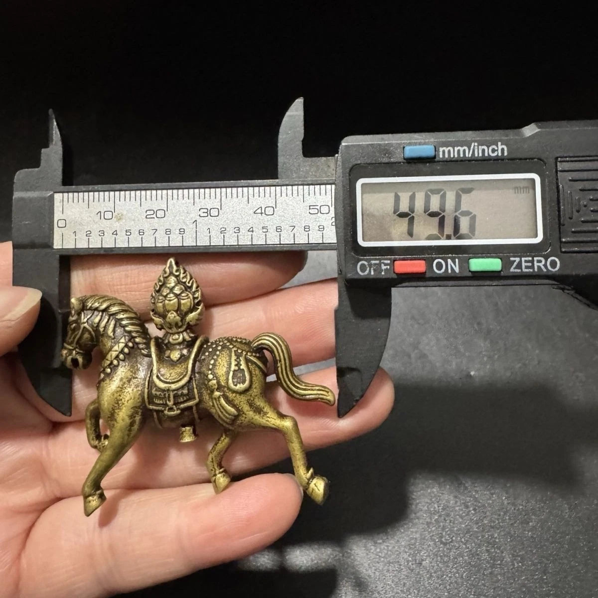 Tibetan Brass Craftsmanship Feng Shui Decorative Ornament 07FC0E-D4 - KOEEK