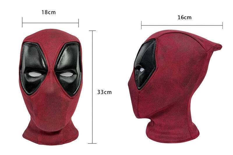 Deadpool Wade Winston Cosplay Full Face Mask Helmet Adult Unsex Marvel Comics 07FC0E-D4 - KOEEK