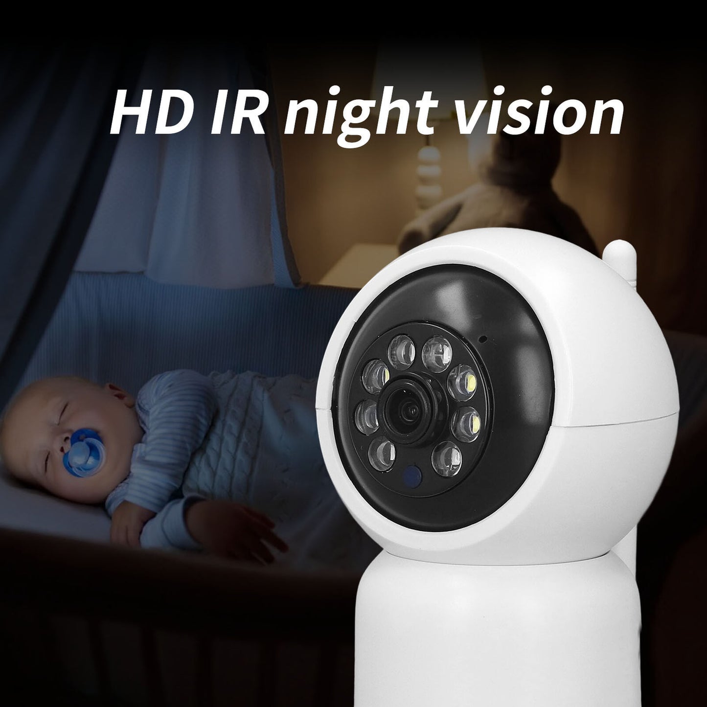 new Security Camera WiFi Indoor 2 Way Audio Infrared Night Baby Pet Monitor koeek - KOEEK