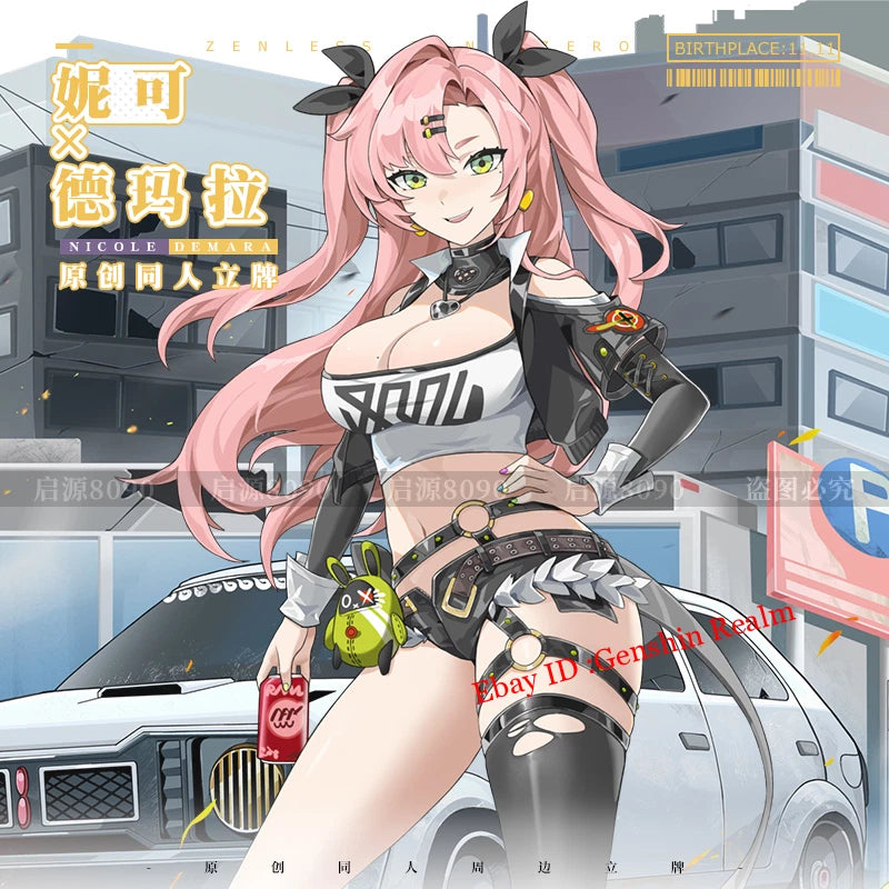 Anime Zenless Zone Zero Nicole Demara Acrylic Desktop Stand Figure Collection 07FC0E-D4 - KOEEK