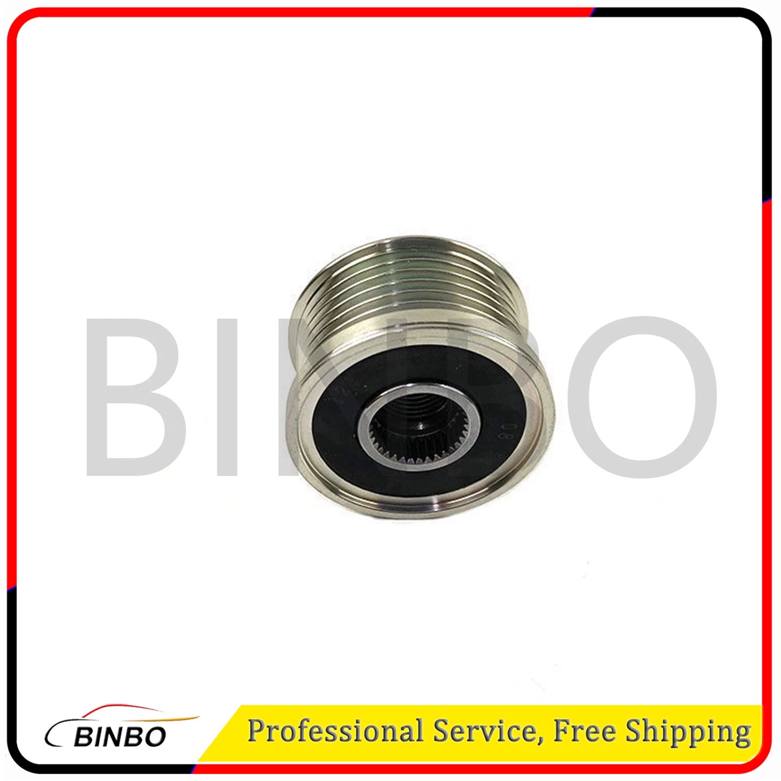 12317570152 Alternator Clutch Pulley for BMW 1 3 5 6 7 E30 E36 E87 E81 E46 E90 07FC0E-D4 - KOEEK