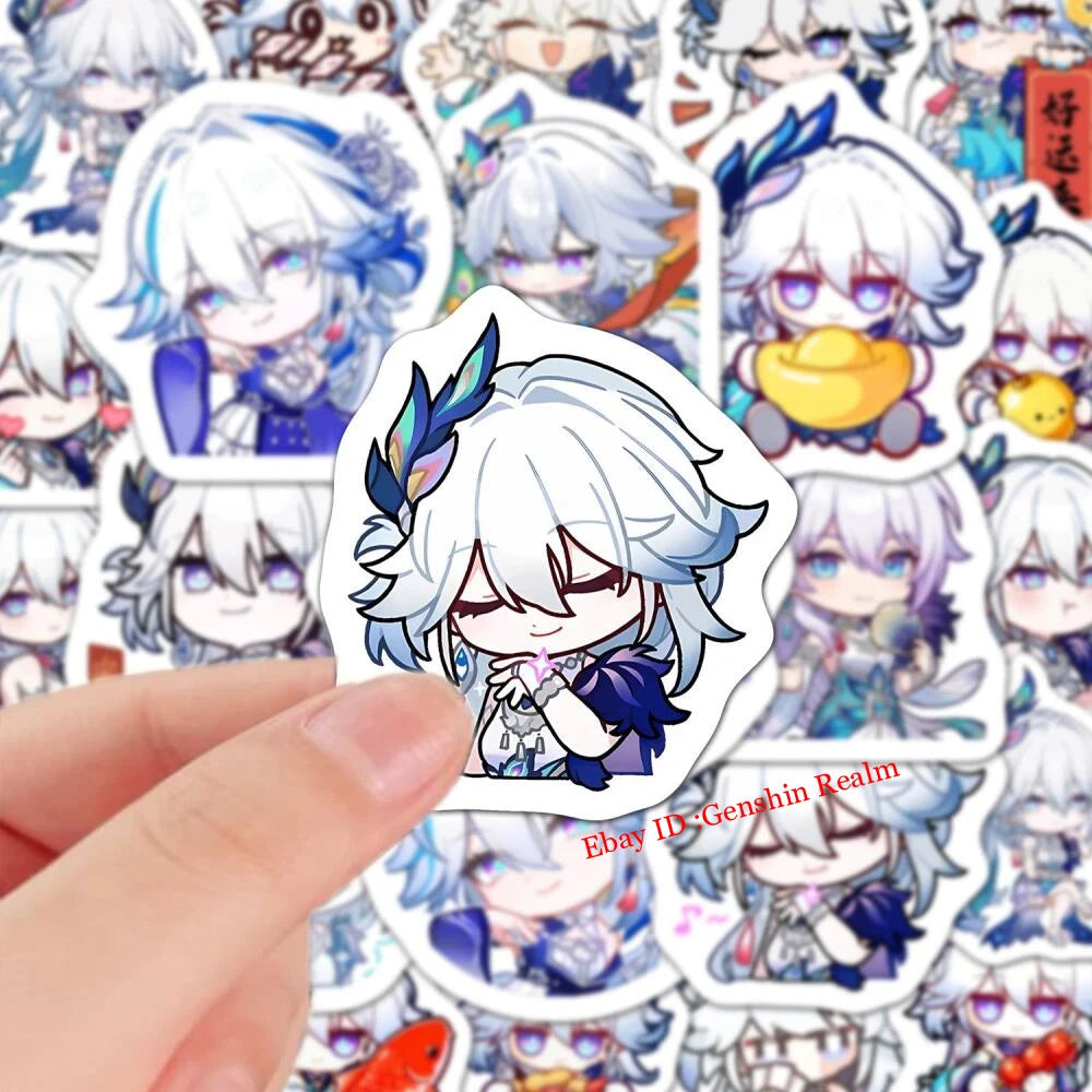 60Pcs Anime Honkai: Star Rail Yao Guang Waterproof Stickers Decoratio Gift 07FC0E-D4 - KOEEK