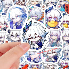 60Pcs Anime Honkai: Star Rail Yao Guang Waterproof Stickers Decoratio Gift 07FC0E-D4 - KOEEK